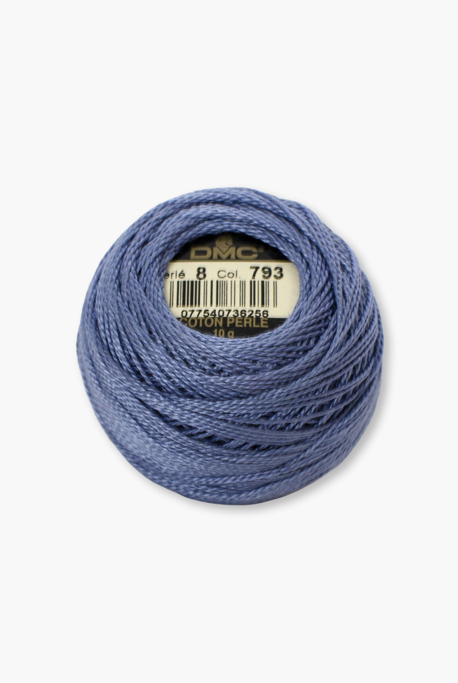 DMC Perlé No. 8 – Color 793 – 100% Cotton – 10 g Thread Ball