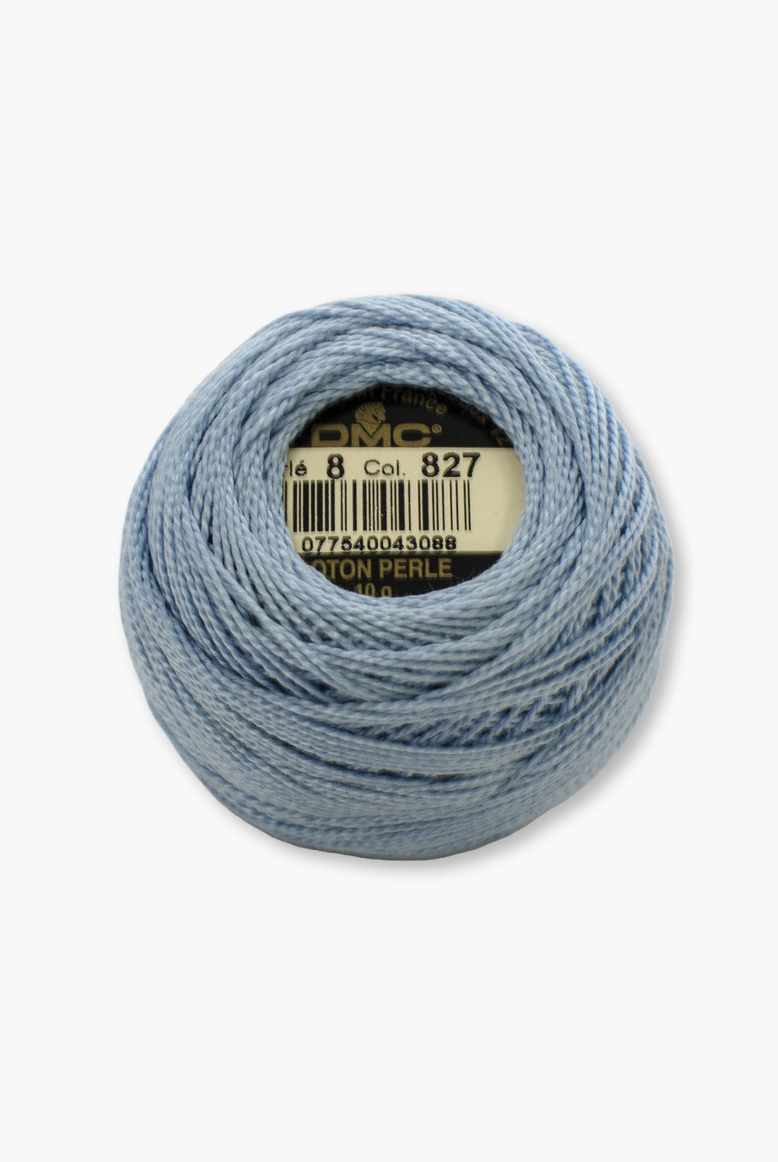 DMC Perlé No. 8 – Color 827 – 100% Cotton – 10 g Thread Ball