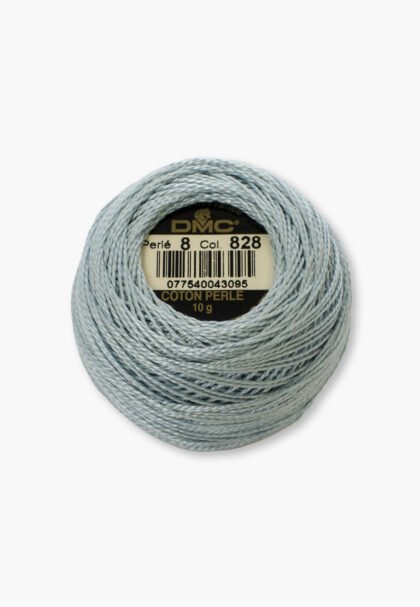 DMC Perlé No. 8 – Color 828 – 100% Cotton – 10 g Thread Ball