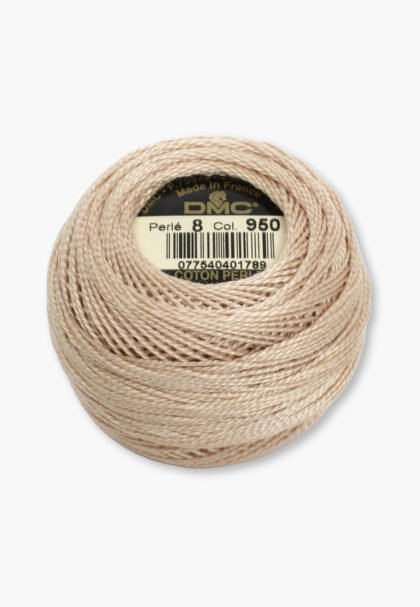 DMC Perlé No. 8 – Color 950 – 100% Cotton – 10 g Thread Ball