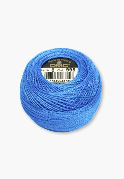 DMC Perlé No. 8 – Color 995 – 100% Cotton – 10 g Thread Ball