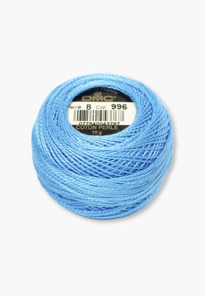 DMC Perlé No. 8 – Color 996 – 100% Cotton – 10 g Thread Ball