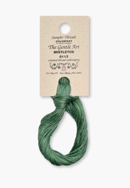Gentle Art Sampler – Mistletoe 0113B – 10 yd – 100% Hand-Dyed Cotton