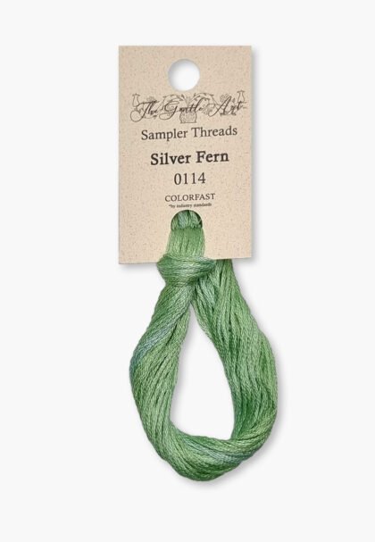 Gentle Art Sampler – Silver Fern 0114B – 10 yd – 100% Hand-Dyed Cotton