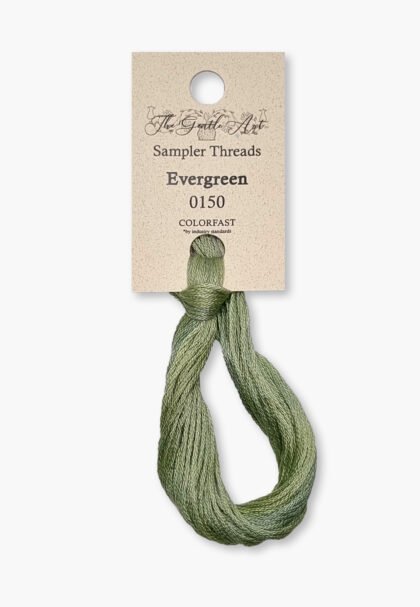 Gentle Art Sampler – Evergreen 0150B – 10 yd – 100% Hand-Dyed Cotton