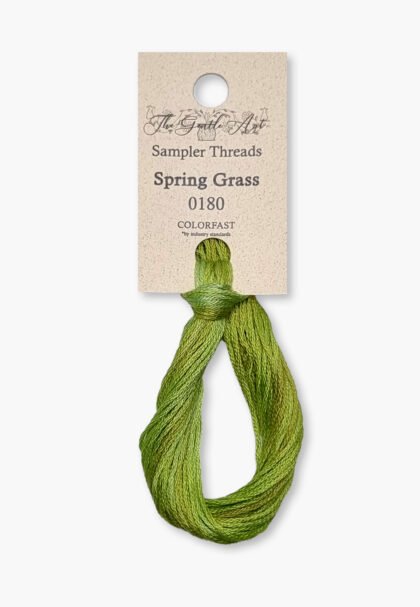 Gentle Art Sampler – Spring Grass 0180B – 10 yd – 100% Hand-Dyed Cotton