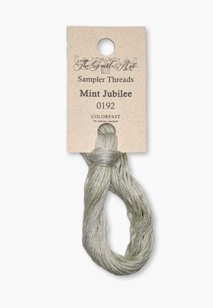 Gentle Art Sampler – Mint Jubilee 0192B – 10 yd – 100% Hand-Dyed Cotton