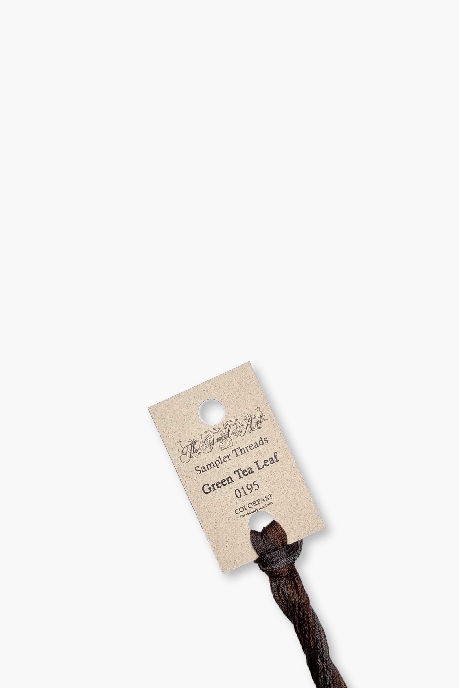 Gentle Art Sampler – Green Tea Leaf 0195B – 10 yd – 100% Hand-Dyed Cotton - Image 2