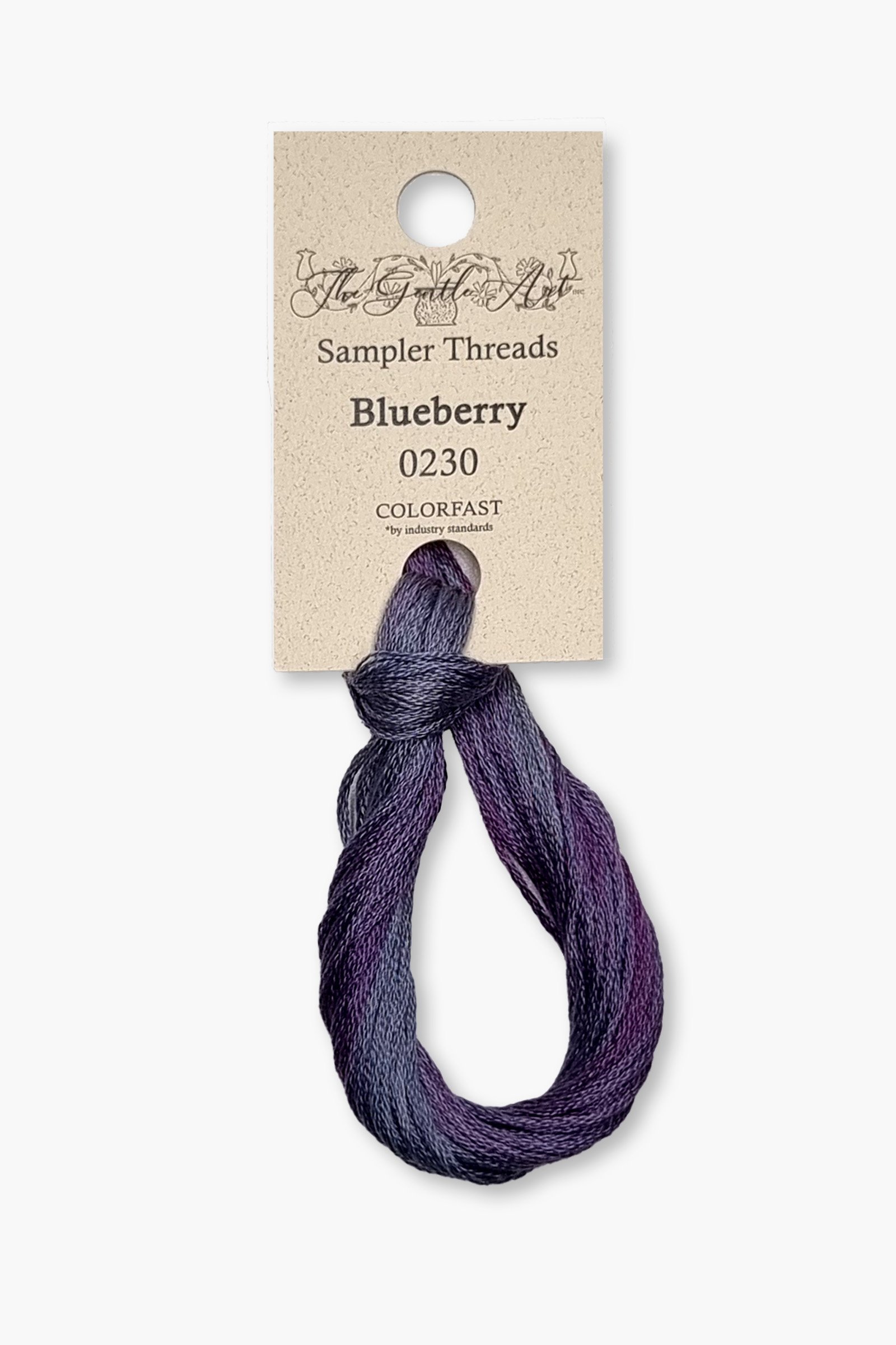 Gentle Art Sampler – Blueberry 0230B – 10 yd – 100% Hand-Dyed Cotton