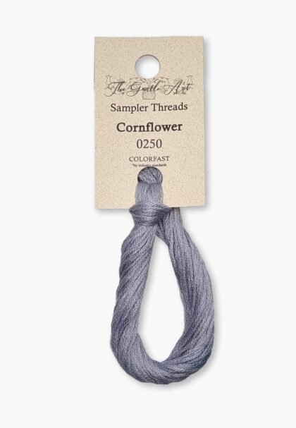 Gentle Art Sampler – Cornflower 0250B – 10 yd – 100% Hand-Dyed Cotton