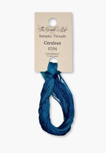 Gentle Art Sampler – Cerulean 0294B – 10 yd – 100% Hand-Dyed Cotton