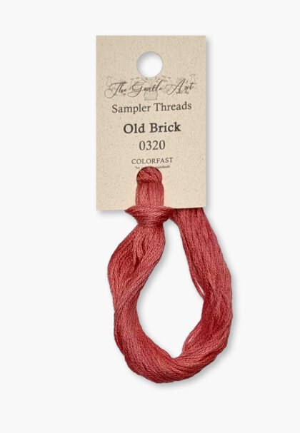 Gentle Art Sampler – Old Brick 0320B – 10 yd – 100% Hand-Dyed Cotton