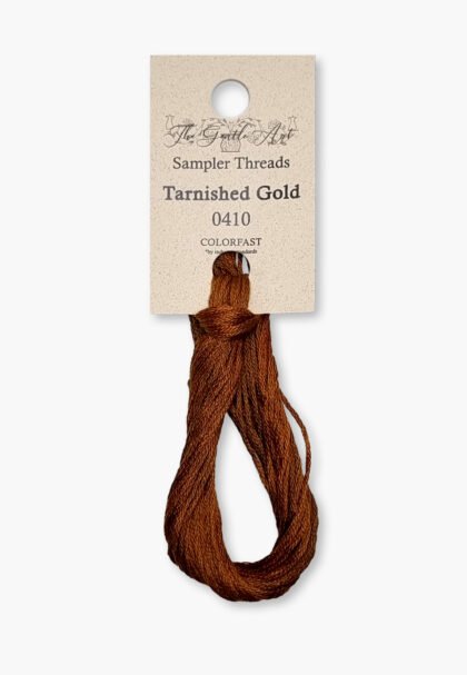 Gentle Art Sampler – Tarnished Gold 0410B – 10 yd – 100% Hand-Dyed Cotton