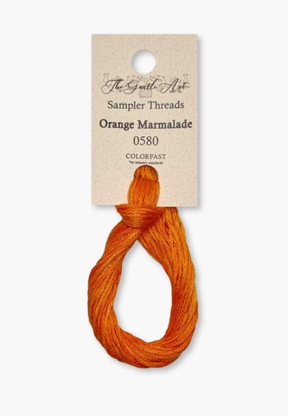 Gentle Art Sampler – Orange Marmalade 0580B – 10 yd – 100% Hand-Dyed Cotton