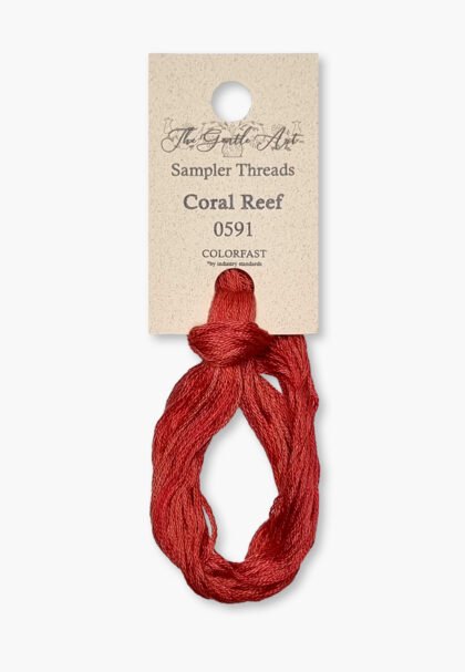 Gentle Art Sampler – Coral Reef 0591B – 10 yd – 100% Hand-Dyed Cotton