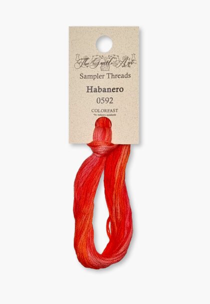 Gentle Art Sampler – Habanero 0592B – 10 yd – 100% Hand-Dyed Cotton