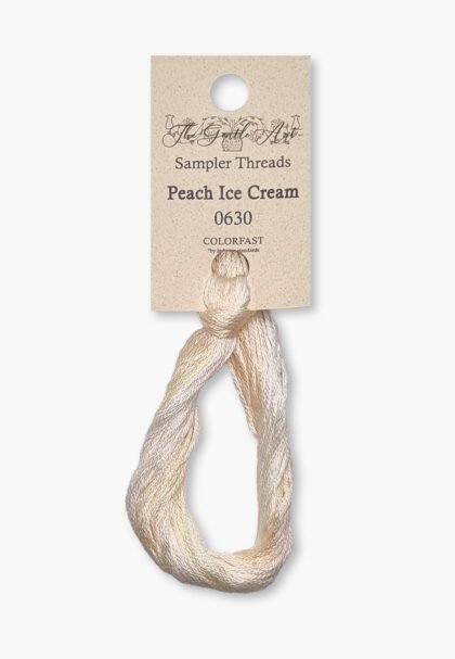 Gentle Art Sampler – Peach Ice Cream 0630B – 10 yd – 100% Hand-Dyed Cotton