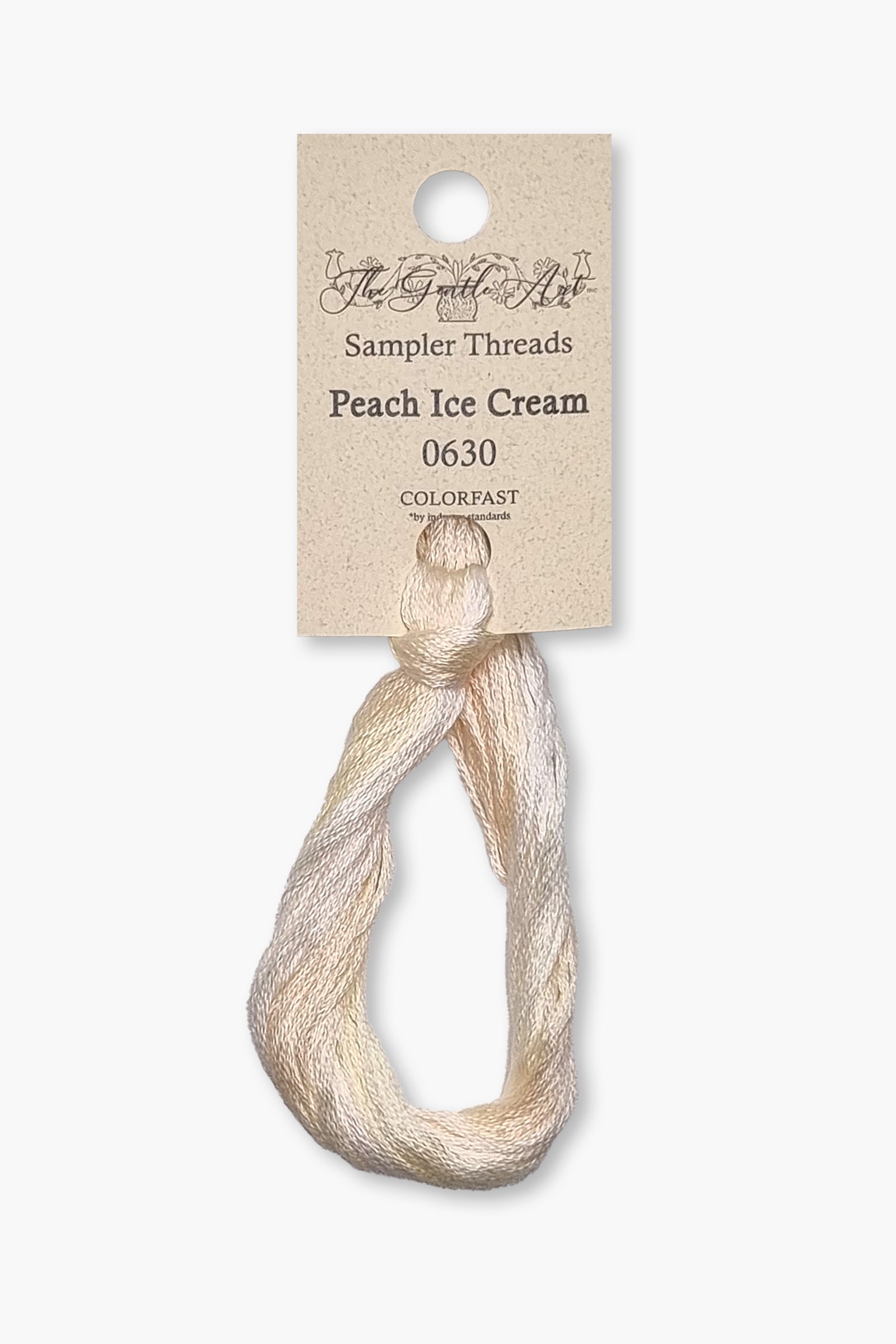 Gentle Art Sampler – Peach Ice Cream 0630B – 10 yd – 100% Hand-Dyed Cotton