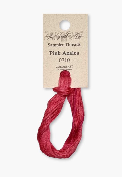 Gentle Art Sampler – Pink Azalea 0710B – 10 yd – 100% Hand-Dyed Cotton