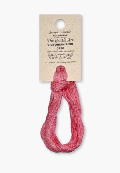Gentle Art Sampler – Victorian Pink 0720B – 10 yd – 100% Hand-Dyed Cotton