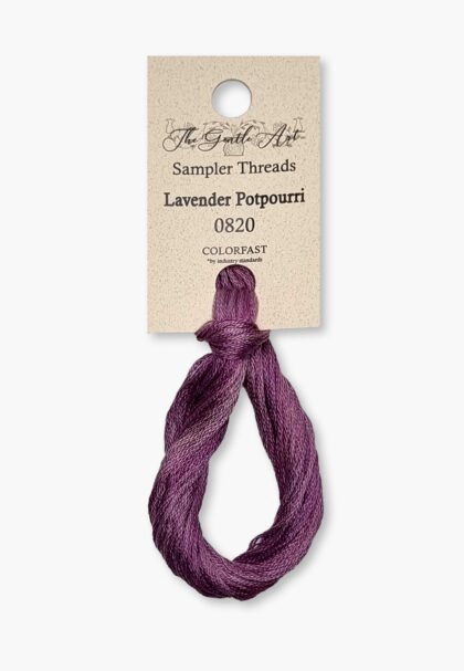 Gentle Art Sampler – Lavender Potpourri 0820B – 10 yd – 100% Hand-Dyed Cotton