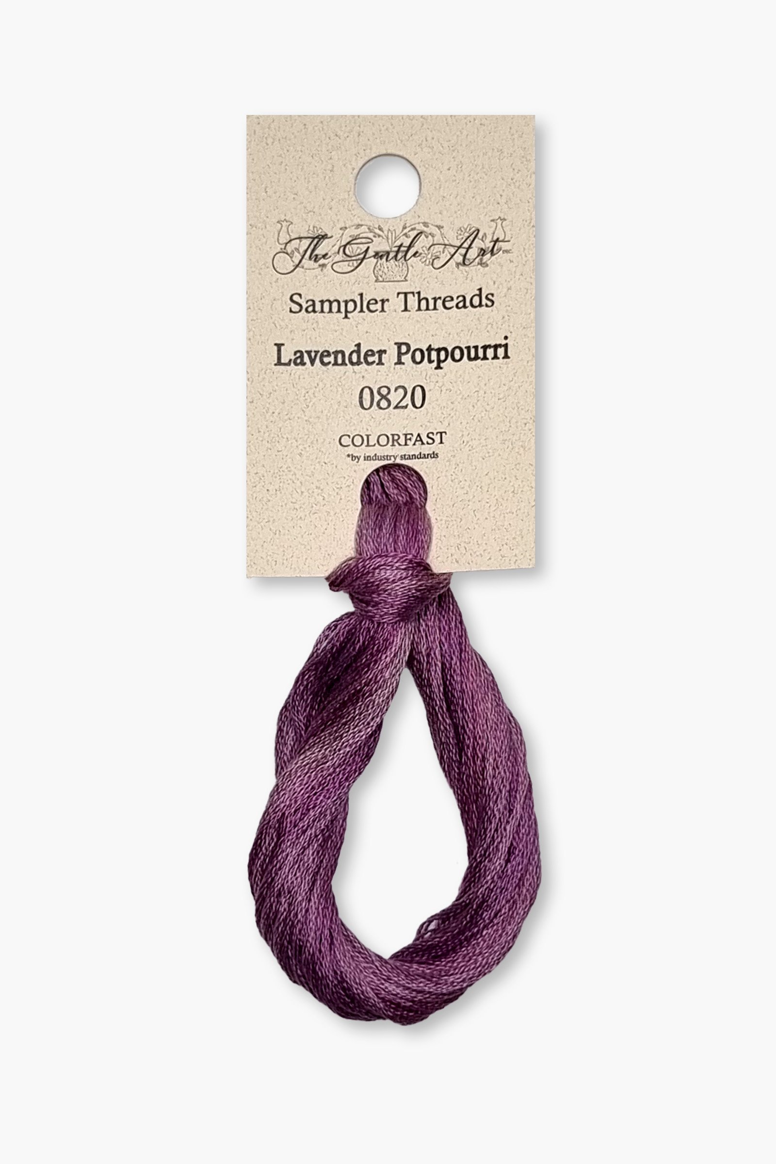 Gentle Art Sampler – Lavender Potpourri 0820B – 10 yd – 100% Hand-Dyed Cotton