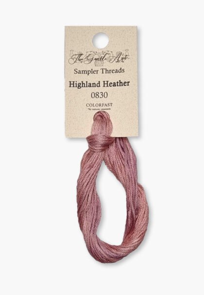 Gentle Art Sampler – Highland Heather 0830B – 10 yd – 100% Hand-Dyed Cotton