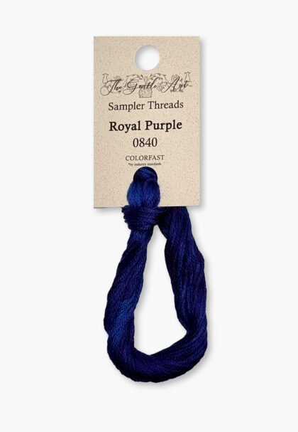 Gentle Art Sampler – Royal Purple 0840B – 10 yd – 100% Hand-Dyed Cotton