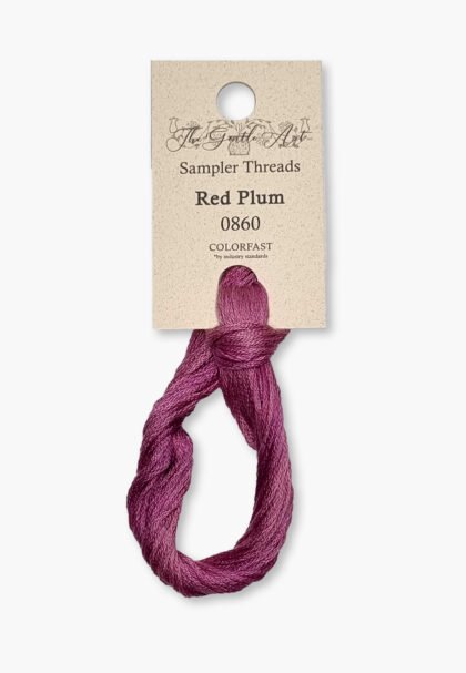 Gentle Art Sampler – Red Plum 0860B – 10 yd – 100% Hand-Dyed Cotton