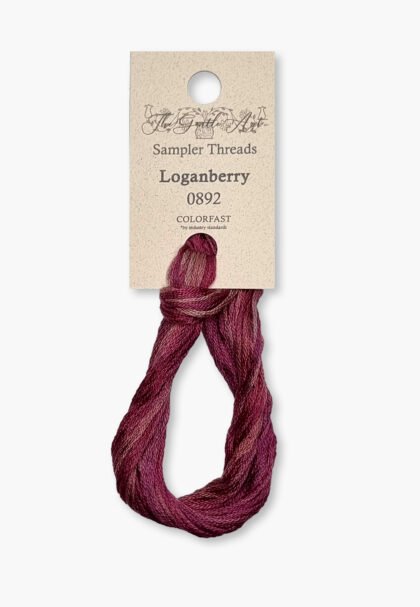 Gentle Art Sampler – Loganberry 0892B – 10 yd – 100% Hand-Dyed Cotton