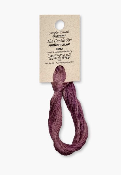 Gentle Art Sampler – French Lilac 0893B – 10 yd – 100% Hand-Dyed Cotton