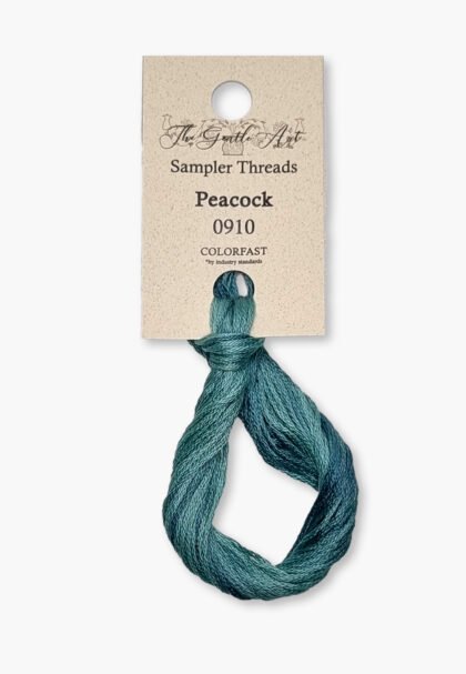 Gentle Art Sampler – Peacock 0910B – 10 yd – 100% Hand-Dyed Cotton