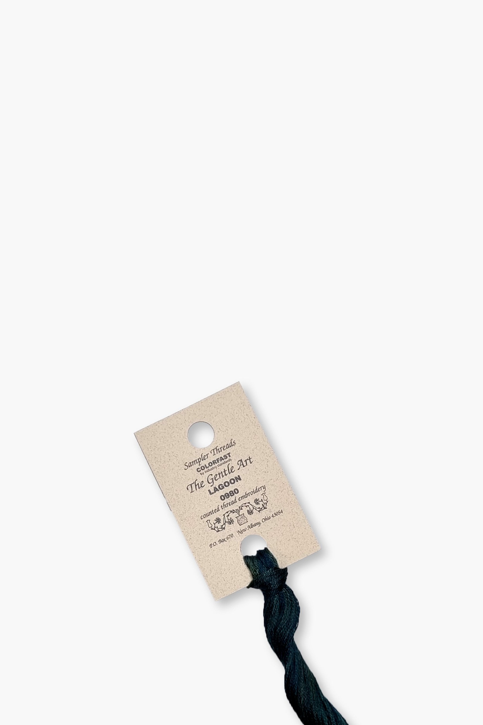 Gentle Art Sampler – Lagoon 0980B – 10 yd – 100% Hand-Dyed Cotton - Image 2