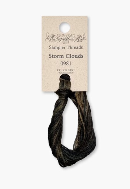 Gentle Art Sampler – Storm Clouds 0981B – 10 yd – 100% Hand-Dyed Cotton