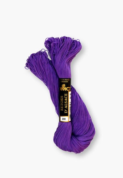 DMC Retors d’Alsace No. 8 – Color 208 – 100% Cotton – 20 g Thread Skein
