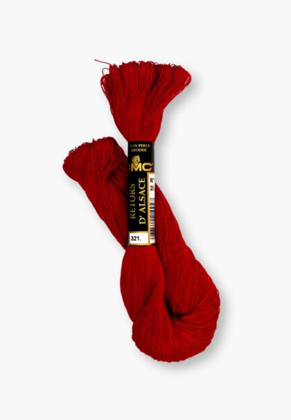 DMC Retors d’Alsace No. 12 – Color 321 – 100% Cotton – 20 g Thread Skein