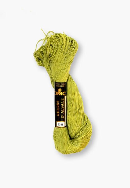 DMC Retors d’Alsace No. 12 – Color 3348 – 100% Cotton – 20 g Thread Skein