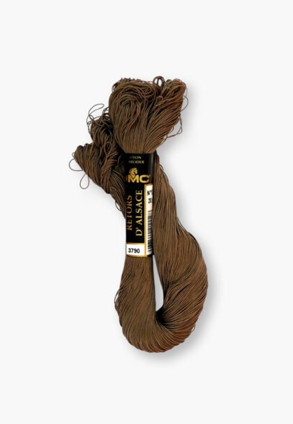 DMC Retors d'Alsace No. 12 - Couleur 3790 - 100% coton - Fil de 20 g en écheveau