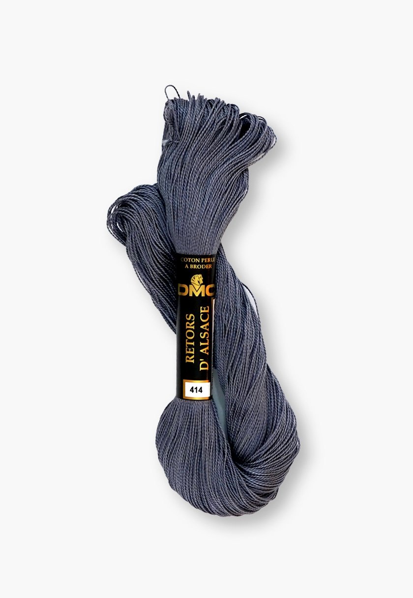 DMC Retors d’Alsace No. 8 – Color 414 – 100% Cotton – 20 g Thread Skein