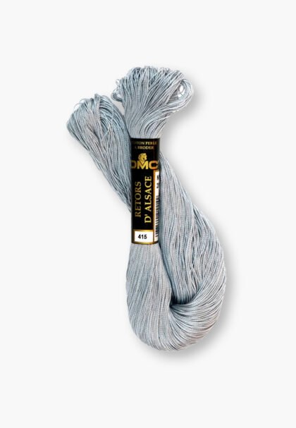 DMC Retors d’Alsace No. 12 – Color 415 – 100% Cotton – 20 g Thread Skein