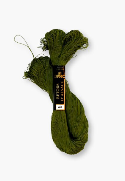 DMC Retors d'Alsace Nr. 8 - Farbe 469 - 100% Baumwolle - 20 g Garnstrang
