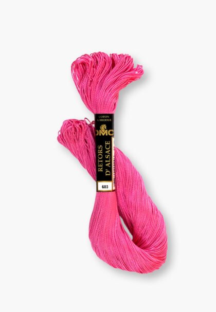 DMC Retors d'Alsace Nr. 8 - Farbe 603 - 100% Baumwolle - 20 g Garnstrang