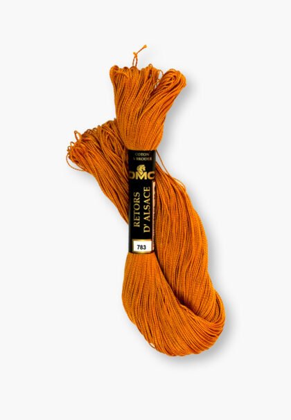DMC Retors d’Alsace No. 8 – Color 783 – 100% Cotton – 20 g Thread Skein
