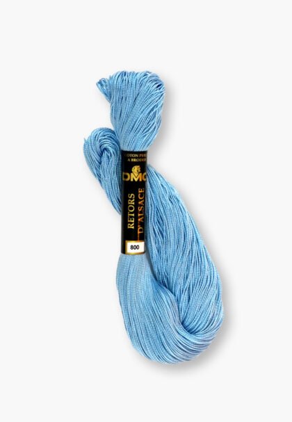 DMC Retors d'Alsace No. 8 - Couleur 800 - 100% coton - Fil de 20 g en écheveau