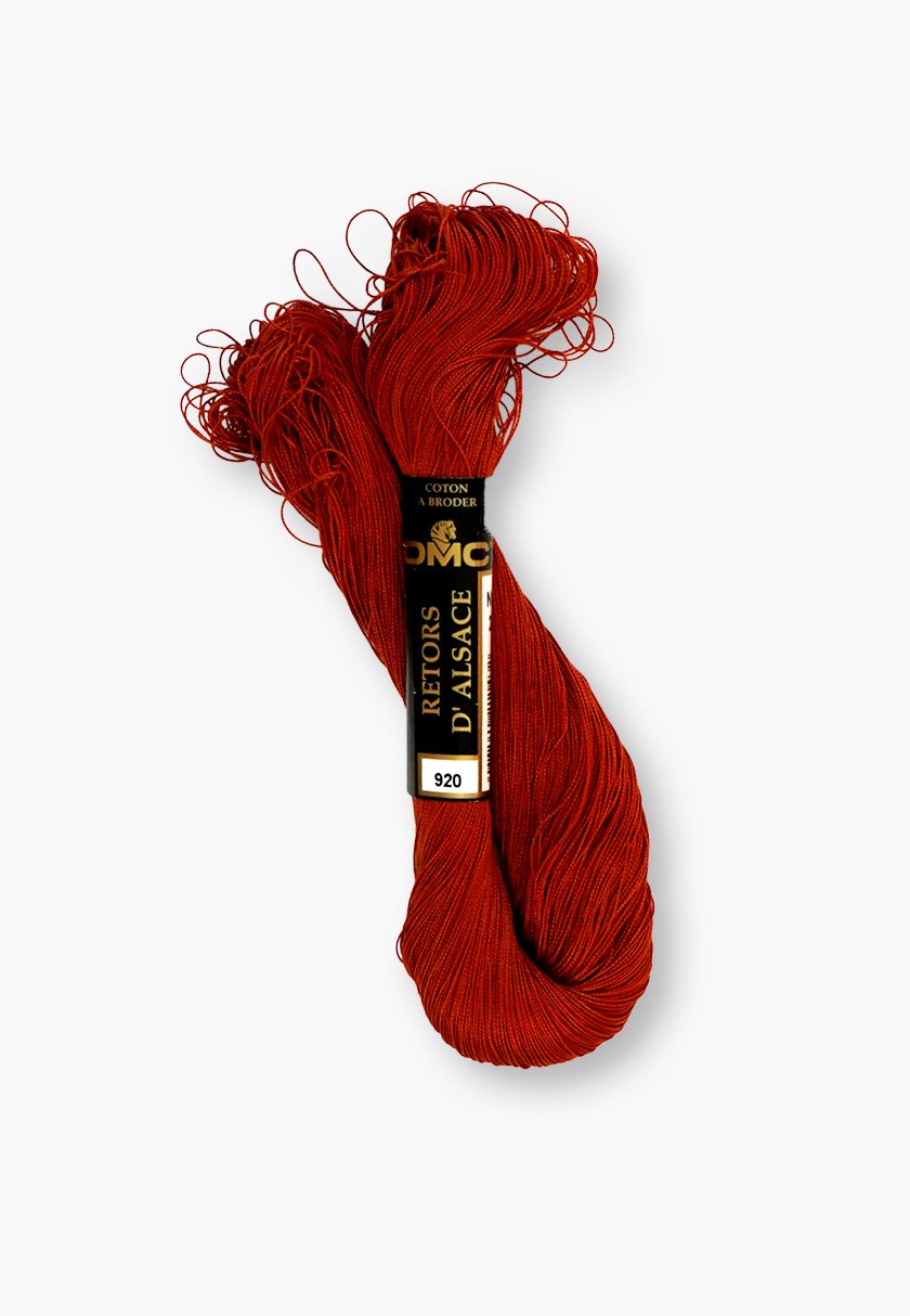 DMC Retors d’Alsace No. 12 – Color 920 – 100% Cotton – 20 g Thread Skein