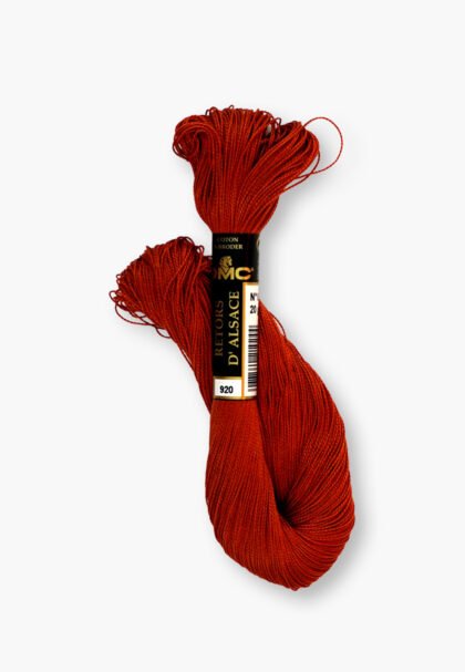 DMC Retors d'Alsace No. 8 - Couleur 920 - 100% coton - Fil de 20 g en écheveau