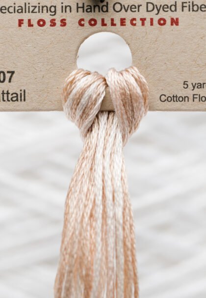 Weeks Dye Works Cotton Floss – 1107 Cattail – 5 Yards, Hand-Dyed