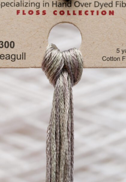 Weeks Dye Works Cotton Floss – 1300 Seagull – 5 Yards, Hand-Dyed