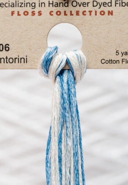 Weeks Dye Works Cotton Floss – 2106 Santorini – 5 Yards, Hand-Dyed