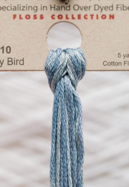 Weeks Dye Works Cotton Floss – 2110 Jay Bird – 5 Yards, Hand-Dyed